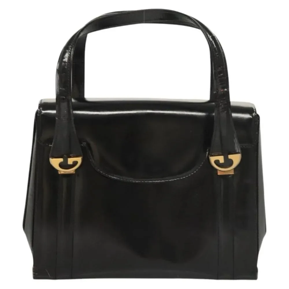 Gucci Black Satchel with Gold Hardware